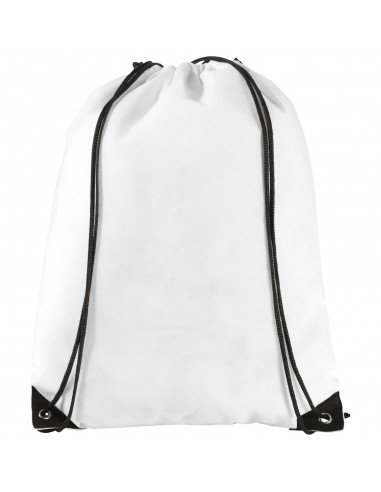 Evergreen non-woven drawstring backpack