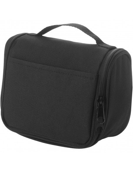 Suite compact toiletry bag with hook