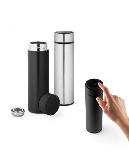 ROSSI. 470 mL vacuum insulated thermos bottle