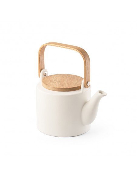 GLOGG. 700 mL ceramic teapot with bamboo lid 700 mL