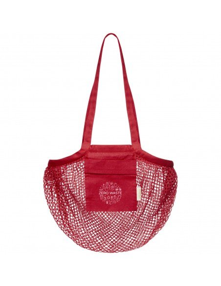 Pune 100 g/m2 GOTS organic mesh cotton tote bag