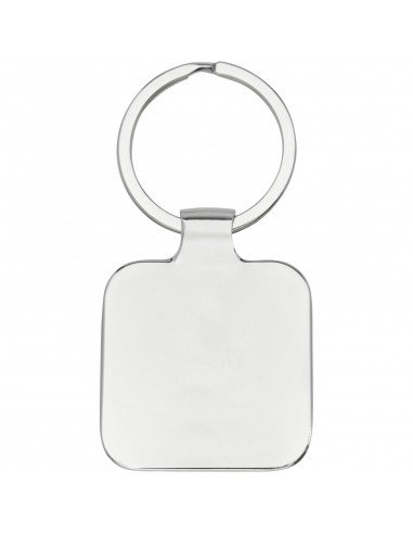 Piero laserable PU leather squared keychain Piero laserable PU leather squared keychain