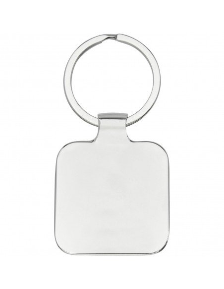 Piero laserable PU leather squared keychain Piero laserable PU leather squared keychain