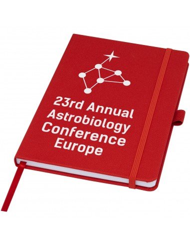 Honua A5 recycled paper notebook with recycled PET cover