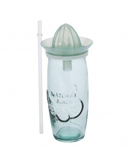 Verano recycled glass cocktail cup with squeezer