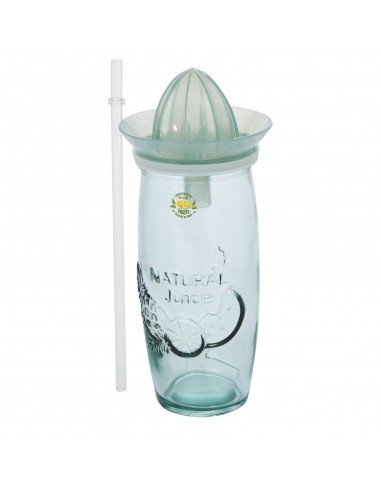 Verano recycled glass cocktail cup with squeezer