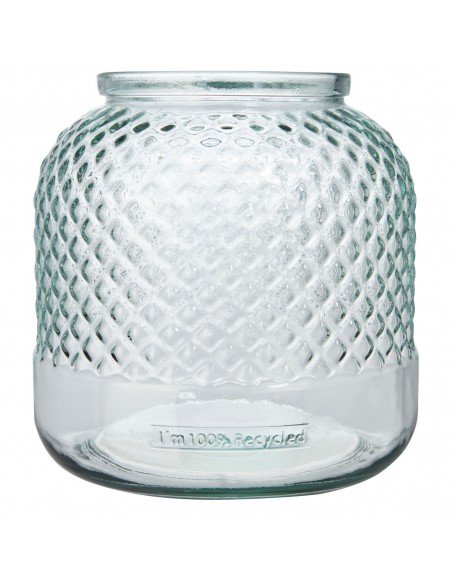 Estar recycled glass candle holder