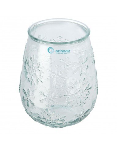 Faro recycled glass tealight holder