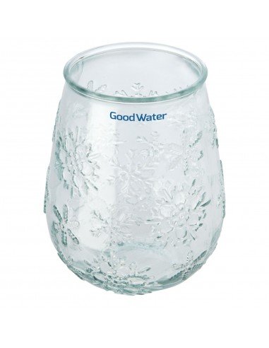 Faro recycled glass tealight holder