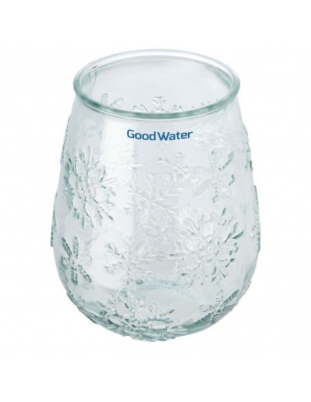 Faro recycled glass tealight holder