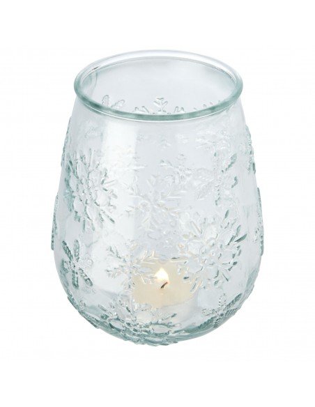 Faro recycled glass tealight holder