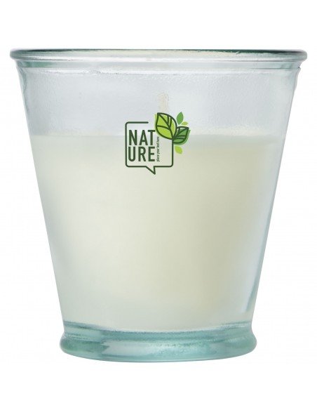 Luzz soybean candle with recycled glass holder