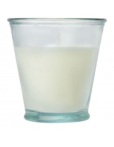 Luzz soybean candle with recycled glass holder