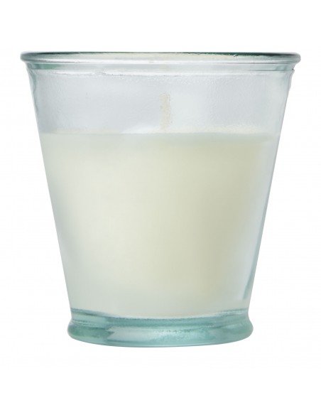 Luzz soybean candle with recycled glass holder