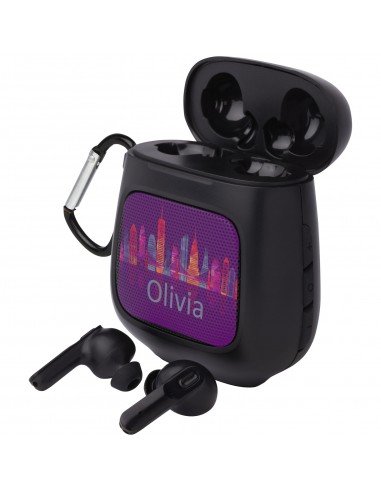 Remix auto pair True Wireless earbuds and speaker