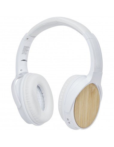 Athos bamboo Bluetooth headphones with microphone