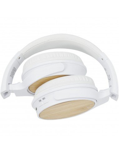 Athos bamboo Bluetooth headphones with microphone