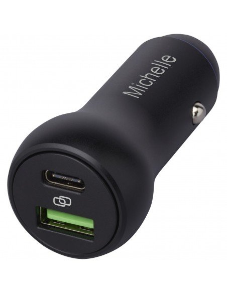 Pilot dual 55W USB-C/USB-A car charger
