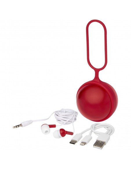 Simba 3-In-1 charging cable and earbuds