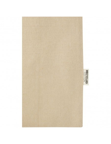 Pheebs 150 g/m² recycled cotton trendy tote bag 7L