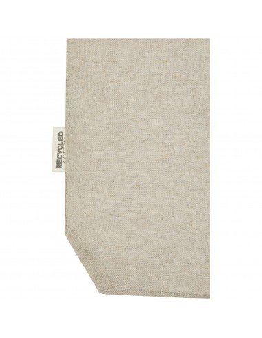 Pheebs 150 g/m² recycled cotton tote bag with front pocket 9L