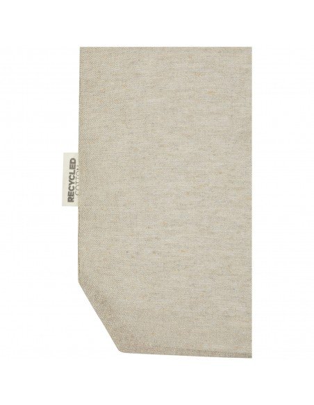 Pheebs 150 g/m² recycled cotton tote bag with front pocket 9L