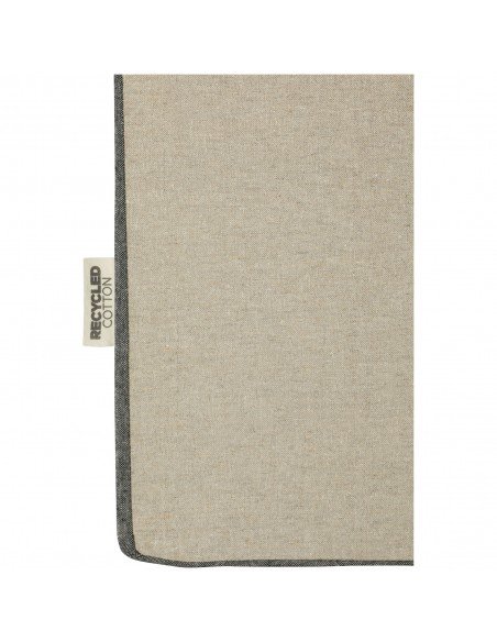 Pheebs 190 g/m² recycled cotton gusset tote bag with contrast sides 18L