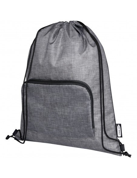 Ash recycled foldable drawstring bag 7L