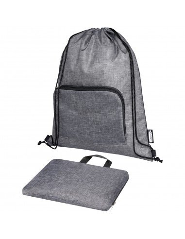 Ash recycled foldable drawstring bag 7L