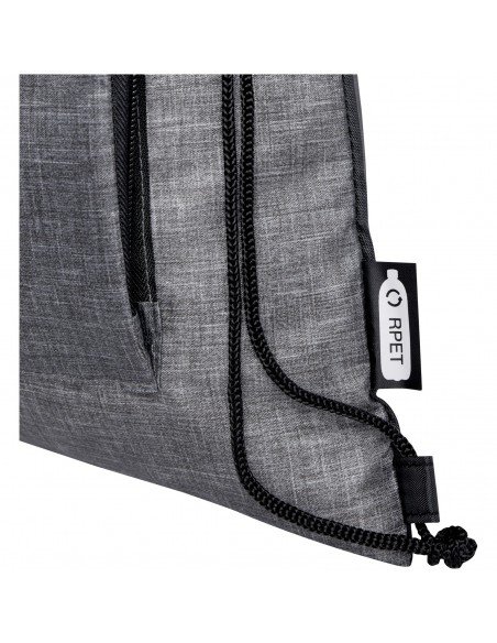 Ash recycled foldable drawstring bag 7L