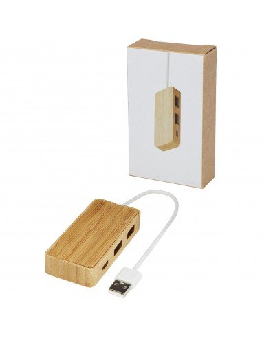 Tapas bamboo USB hub
