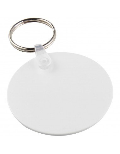 Tait circle-shaped recycled keychain