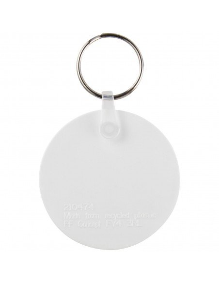 Tait circle-shaped recycled keychain