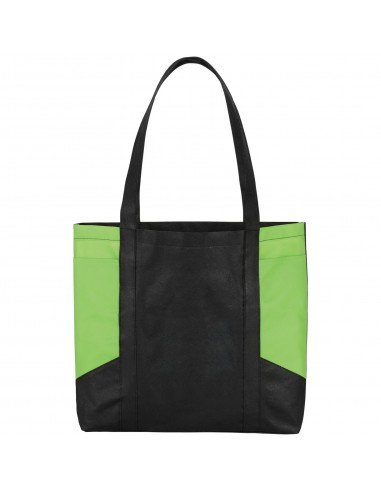 Joey coloured panel non-woven tote bag