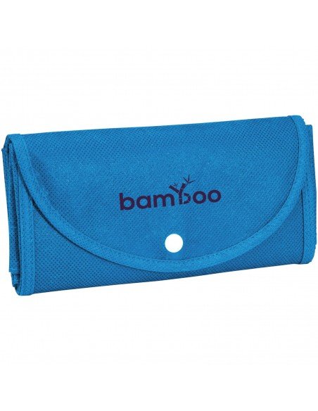 Maple buttoned foldable non-woven tote bag