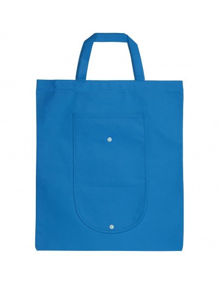 Maple buttoned foldable non-woven tote bag