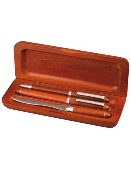 Medinių rašiklių rinkinys Bangkok