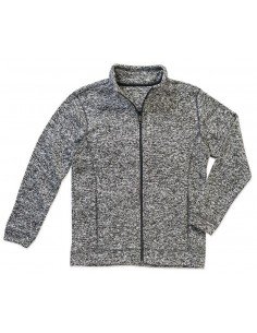 Vyriški megzto fliso džemperiai su užtrauktuku 2