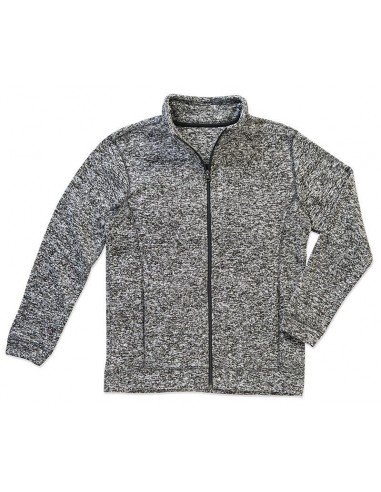 Vyriški megzto fliso džemperiai su užtrauktuku