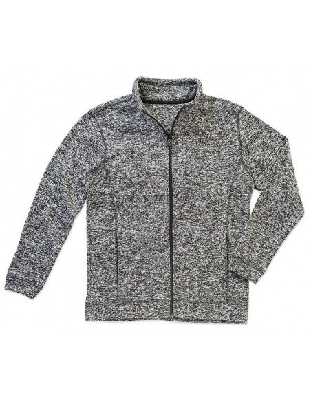 Vyriški megzto fliso džemperiai su užtrauktuku