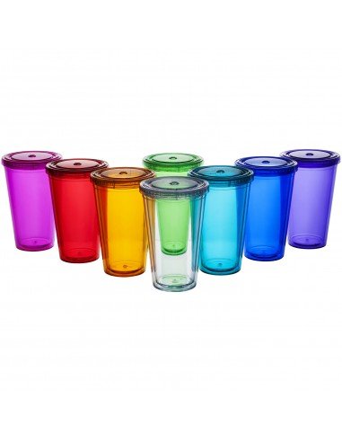 Cyclone 450 ml insulated tumbler with straw