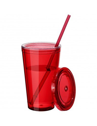 Cyclone 450 ml insulated tumbler with straw