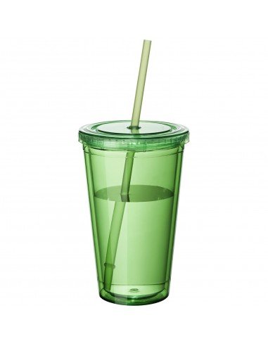 Cyclone 450 ml insulated tumbler with straw