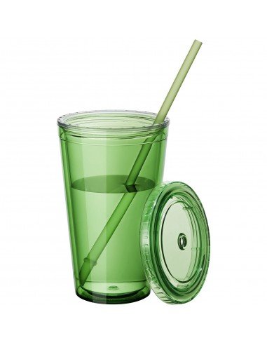 Cyclone 450 ml insulated tumbler with straw