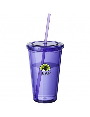 Cyclone 450 ml insulated tumbler with straw