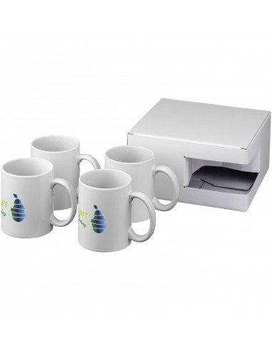 Ceramic sublimation mug 4-pieces gift set