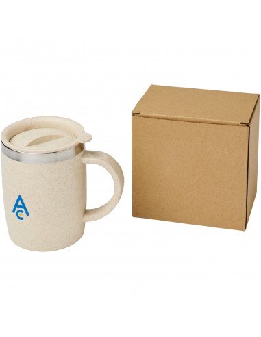 Wey 400 ml wheat straw insulated mug
