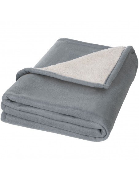 Springwood soft fleece and sherpa plaid blanket