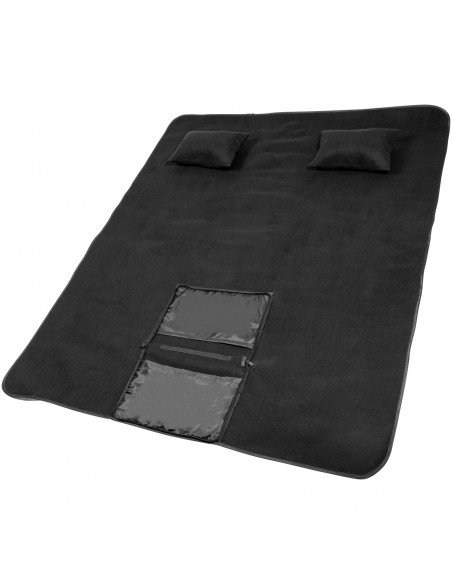 Chill outdoor blanket with 2 inflatable pillows