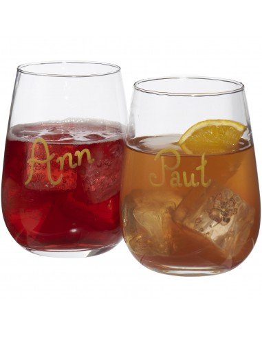 Barola wine glass writing set